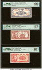 China Group Lot of 6 Graded Examples PMG Superb Gem Unc 67 EPQ (2); Gem Uncirculated 66 EPQ; Gem Uncirculated 65 EPQ (3). HID09801242017 © 2022 Herita...