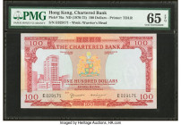 Hong Kong Chartered Bank 100 Dollars ND (1970-75) Pick 76a PMG Gem Uncirculated 65 EPQ. HID09801242017 © 2022 Heritage Auctions | All Rights Reserved