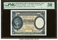 Hong Kong Hongkong & Shanghai Banking Corp. 1 Dollar 1.6.1935 Pick 172c PMG About Uncirculated 50. HID09801242017 © 2022 Heritage Auctions | All Right...