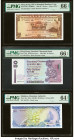 Hong Kong, Maldives & Sri Lanka Group Lot of 5 PMG Grades Examples. Hong Kong Hongkong & Shanghai Banking Corp. 5 Dollars 1.5.1964 Pick 181c KNB68 PMG...