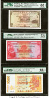 Hong Kong Hongkong & Shanghai Banking Corp. 5 Dollars 31.10.1973 Pick 181f KNB68e PMG Gem Uncirculated 66 EPQ; Hong Kong Hongkong & Shanghai Banking C...