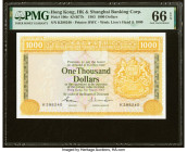 Hong Kong Hongkong & Shanghai Banking Corp. 1000 Dollars 31.3.1983 Pick 190e KNB77 PMG Gem Uncirculated 66 EPQ. HID09801242017 © 2022 Heritage Auction...