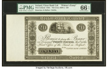 Ireland Ulster Bank Limited 20 Pounds ND (Circa 1920's) Pick UNL Printer's Essay PMG Gem Uncirculated 66 EPQ. HID09801242017 © 2022 Heritage Auctions ...