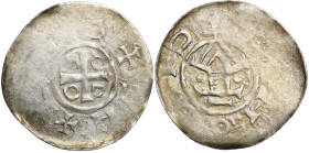 Medieval coins
POLSKA / POLAND / POLEN / SCHLESIEN

Miecław (1037-1047). Naśladownictwo denara saskiego Ottona i Adelajdy - RARITY 

Aw.: Krzyż g...