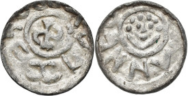 Medieval coins
POLSKA / POLAND / POLEN / SCHLESIEN

Bolesław II Śmiały (Szczodry) (1058-1080). Denar ok. 1070-1076, Wrocław - RARITY R8 

Aw.: Mo...