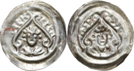 Medieval coins
POLSKA / POLAND / POLEN / SCHLESIEN

Leszek Biały (1202-1227). Brakteat - BEAUTIFUL i RARE 

Aw.: Brakteat hebrajski z grupy AZIMI...