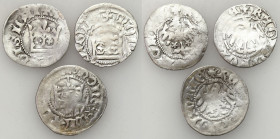 Medieval coins
POLSKA / POLAND / POLEN / SCHLESIEN

Władysław Jagiełło (1386-1434). Polgrosz (Half groschen), Krakow / Cracow, set 3 coins 

Odmi...