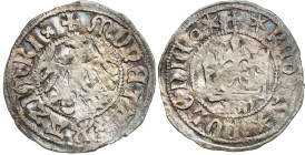 Medieval coins
POLSKA / POLAND / POLEN / SCHLESIEN

Kazimierz IV Jagiellończyk (1446-1492). Polgrosz (Half groschen) koronny 1408-1410, Krakow / Cr...