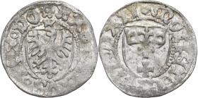Medieval coins
POLSKA / POLAND / POLEN / SCHLESIEN

Kazimierz IV Jagiellończyk (1446-1492) Szelag (Schilling), Gdansk/ Danzig 

Dość czytelna szt...