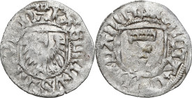Medieval coins
POLSKA / POLAND / POLEN / SCHLESIEN

Kazimierz IV Jagiellończyk (1446-1492) Szelag (Schilling), Gdansk/ Danzig 

Sporo połysku w t...