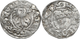Medieval coins
POLSKA / POLAND / POLEN / SCHLESIEN

Kazimierz IV Jagiellończyk (1446-1492) Szelag (Schilling), Gdansk/ Danzig 

Orzeł bez korony....