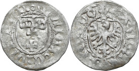 Medieval coins
POLSKA / POLAND / POLEN / SCHLESIEN

Kazimierz IV Jagiellończyk (1446-1492) Szelag (Schilling), Gdansk/ Danzig 

Dość ładnie zacho...