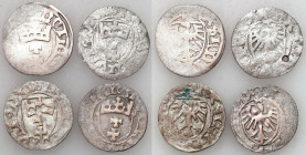 Medieval coins
POLSKA / POLAND / POLEN / SCHLESIEN

Kazimierz IV Jagiellończyk (1446-1492). Szelag (Schilling), Gdansk/ Danzig, set 4 coins 

Obi...