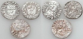 Medieval coins
POLSKA / POLAND / POLEN / SCHLESIEN

Kazimierz IV Jagiellończyk (1446-1492). Szelag (Schilling), Gdansk/ Danzig, set 3 coins 

Obi...