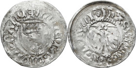Medieval coins
POLSKA / POLAND / POLEN / SCHLESIEN

Kazimierz IV Jagiellończyk (1446-1492) Szelag (Schilling), Gdansk/ Danzig 

Miejscowo niedobi...