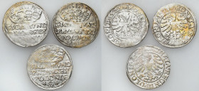 Sigismund I Old
POLSKA/ POLAND/ POLEN / POLOGNE / POLSKO

Zygmunt I Stary. Groschen (Grosz) 1527, 1529, Krakow / Cracow, set 3 coins 

Herb Odrow...