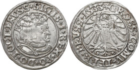 Sigismund I Old
POLSKA/ POLAND/ POLEN / POLOGNE / POLSKO

Zygmunt I Stary. Groschen (Grosz) 1533, Torun 

Końcówki legendy PRVSS / PRVSS.Moneta c...