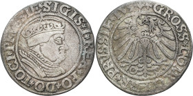 Sigismund I Old
POLSKA/ POLAND/ POLEN / POLOGNE / POLSKO

Zygmunt I Stary. Groschen (Grosz) 1534, Torun 

Popiersie króla w czepcu i koronie. Koń...
