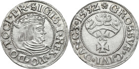 Sigismund I Old
POLSKA/ POLAND/ POLEN / POLOGNE / POLSKO

Zygmunt I Stary. Groschen (Grosz) 1532, Gdansk/ Danzig 

Wariant z końcówką PR na końcu...