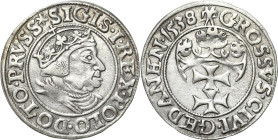 Sigismund I Old
POLSKA/ POLAND/ POLEN / POLOGNE / POLSKO

Zygmunt I Stary. Groschen (Grosz) 1538, Gdansk/ Danzig 

Wariant z końcówką PRVSS na ko...