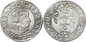 Sigismund I Old
POLSKA/ POLAND/ POLEN / POLOGNE / POLSKO

Zygmunt I Stary. Groschen (Grosz) 1540, Gdansk/ Danzig 

Końcówka napisu PRVSS.Moneta c...