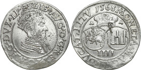 Sigismund II August
POLSKA/ POLAND/ POLEN / POLOGNE / POLSKO / LITHUANIEN / VILNIUS

Zygmunt II August. Czworak (4 Groschen (Grosz)) 1568, Vilnius ...