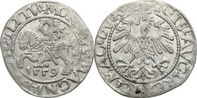 Sigismund II August
POLSKA/ POLAND/ POLEN / POLOGNE / POLSKO

Zygmunt II August. Polgrosz (Half groschen) 1559, Vilnius 

Odmiana z końcówkami le...