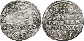 COLLECTION of Polish 3 grosze
POLSKA/ POLAND/ POLEN / POLOGNE / POLSKO

Zygmunt III Waza. Trojak (3 Groschen - Grosze) 1595, Poznan / Posen 

Na ...