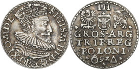 COLLECTION of Polish 3 grosze
POLSKA/ POLAND/ POLEN / POLOGNE / POLSKO

Zygmunt III Waza. Trojak (3 Groschen - Grosze) 1592, Malbork 

Odmiana z ...