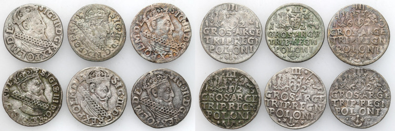 COLLECTION of Polish 3 grosze
POLSKA/ POLAND/ POLEN / POLOGNE / POLSKO

Zygmu...