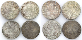 Sigismund III Vasa 
POLSKA/ POLAND/ POLEN / POLOGNE / POLSKO

Zygmunt III Waza. Ort (18 Groschen - Groszy) 1622-1624 set 4 coins 

Monety w obieg...