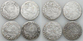 Sigismund III Vasa 
POLSKA/ POLAND/ POLEN / POLOGNE / POLSKO

Zygmunt III Waza. Szostak (6 Groschen - Groszy) 1624-1626 Krakow / Cracow - set 4 coi...