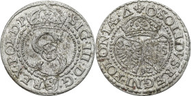 Sigismund III Vasa 
POLSKA/ POLAND/ POLEN / POLOGNE / POLSKO

Zygmunt III Waza. Szelag (Schilling) 1592, Malbork 

Na awersie trójkąt, znak mince...