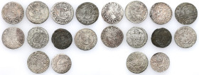 Sigismund III Vasa 
POLSKA/ POLAND/ POLEN / POLOGNE / POLSKO

Zygmunt III Waza. Szelag (Schilling), Vilnius, Riga / Ryga, Olkusz, set 10 coins 

...