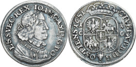 John II Casimir 
POLSKA/ POLAND/ POLEN / POLOGNE / POLSKO

Jan II Kazimierz. Ort (18 Groschen - Groszy) 1651 CG, Bydgoszcz - RARE 

Aw.: Popiersi...