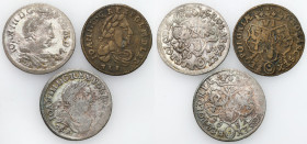 John III Sobieski 
POLSKA/ POLAND/ POLEN / POLOGNE / POLSKO

Jan III Sobieski. Szostak (6 Groschen - Groszy) 1681-1683 TLB, Bydgoszcz, set 3 coins ...