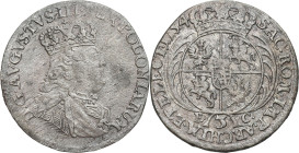 Augustus III the Sas 
POLSKA/ POLAND/ POLEN / POLOGNE / POLSKO

August III Sas. Trojak (3 Groschen - Grosze) 1754, Lipsk / Leipzig - RARE nominał ...