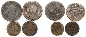 Augustus III the Sas 
POLSKA/ POLAND/ POLEN / POLOGNE / POLSKO

August III Sas. Szelag (Schilling), Groschen (Grosz) 1752, 1754, set 4 coins 

Ob...