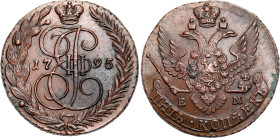 Russia copper coin collection – part two
RUSSIA / RUSSLAND / РОССИЯ / Moscow / Petersburg

Rosja. Catherine II. 5 Kopek (kopeck) 1795 EM, Jekaterin...