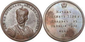 Russian suite of grand dukes, tsars and emperors
RUSSIA / RUSSLAND / РОССИЯ / Moscow / Petersburg

Russia. Medal Suite (17) Vyacheslav I 1139 

R...
