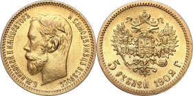 Collection of russian coins
RUSSIA / RUSSLAND / РОССИЯ / Moscow / Petersburg

Rosja. Nicholasj II. 5 Rubel (Rouble) 1902 AP, Petersburg – BEAUTIFUL...
