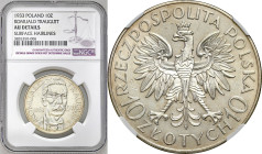 Poland II Republic
POLSKA / POLAND / POLEN / POLOGNE / POLSKO

II RP. 10 zlotych 1933 Traugutt NGC AU 

Ładnie zachowany egzemplarz w slabie NGCP...
