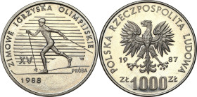 Collection - Nickel Probe Coins
POLSKA / POLAND / POLEN / PATTERN / PRL / PROBE / SPECIMEN

PRL. PROBA / PATTERN Nickel 1000 zlotych 1987 XV Zimowe...