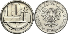 Collection - Nickel Probe Coins
POLSKA / POLAND / POLEN / PATTERN / PRL / PROBE / SPECIMEN

PRL. PROBA / PATTERN Nickel 10 zlotych 1960 klucz i try...