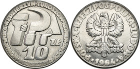Collection - Nickel Probe Coins
POLSKA / POLAND / POLEN / PATTERN / PRL / PROBE / SPECIMEN

PRL. PROBA / PATTERN Nickel 10 zlotych 1964 - Klucz, Si...