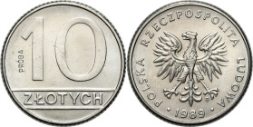 Collection - Nickel Probe Coins
POLSKA / POLAND / POLEN / PATTERN / PRL / PROBE / SPECIMEN

PRL. PROBA / PATTERN Nickel 10 zlotych 1989 nominał 
...