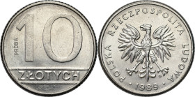 Collection - Nickel Probe Coins
POLSKA / POLAND / POLEN / PATTERN / PRL / PROBE / SPECIMEN

PRL. PROBA / PATTERN Nickel 10 zlotych 1989 

Piękny ...