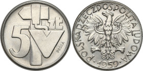 Collection - Nickel Probe Coins
POLSKA / POLAND / POLEN / PATTERN / PRL / PROBE / SPECIMEN

PRL. PROBA / PATTERN Nickel 5 zlotych 1959 Młot i Kieln...