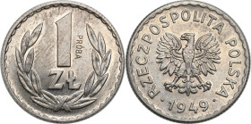 Collection - Nickel Probe Coins
POLSKA / POLAND / POLEN / PATTERN / PRL / PROBE / SPECIMEN

PRL. PROBA / PATTERN Nickel 1 zloty 1949 

Ślady laki...