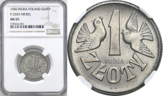 Collection - Nickel Probe Coins
POLSKA / POLAND / POLEN / PATTERN / PRL / PROBE / SPECIMEN

PRL. PROBA / PATTERN Nickel 1 zloty 1958 NGC MS65 

P...
